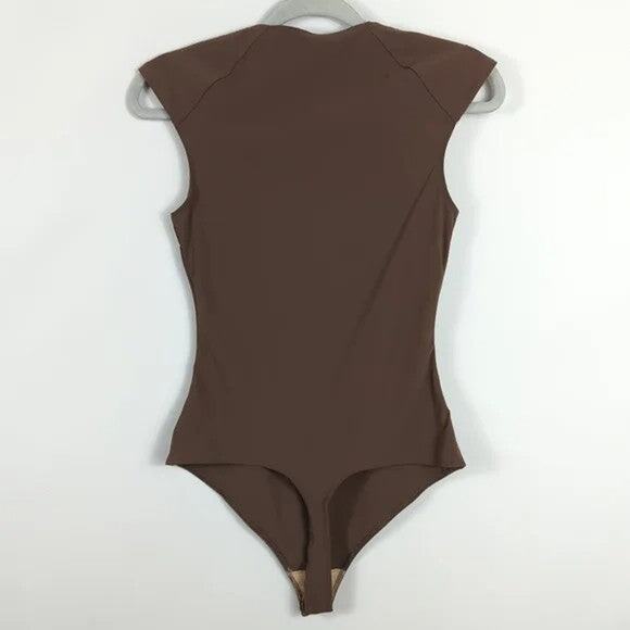 ALIX NYC Nadine Bodysuit - XS Chestnut - Picture 3 of 4